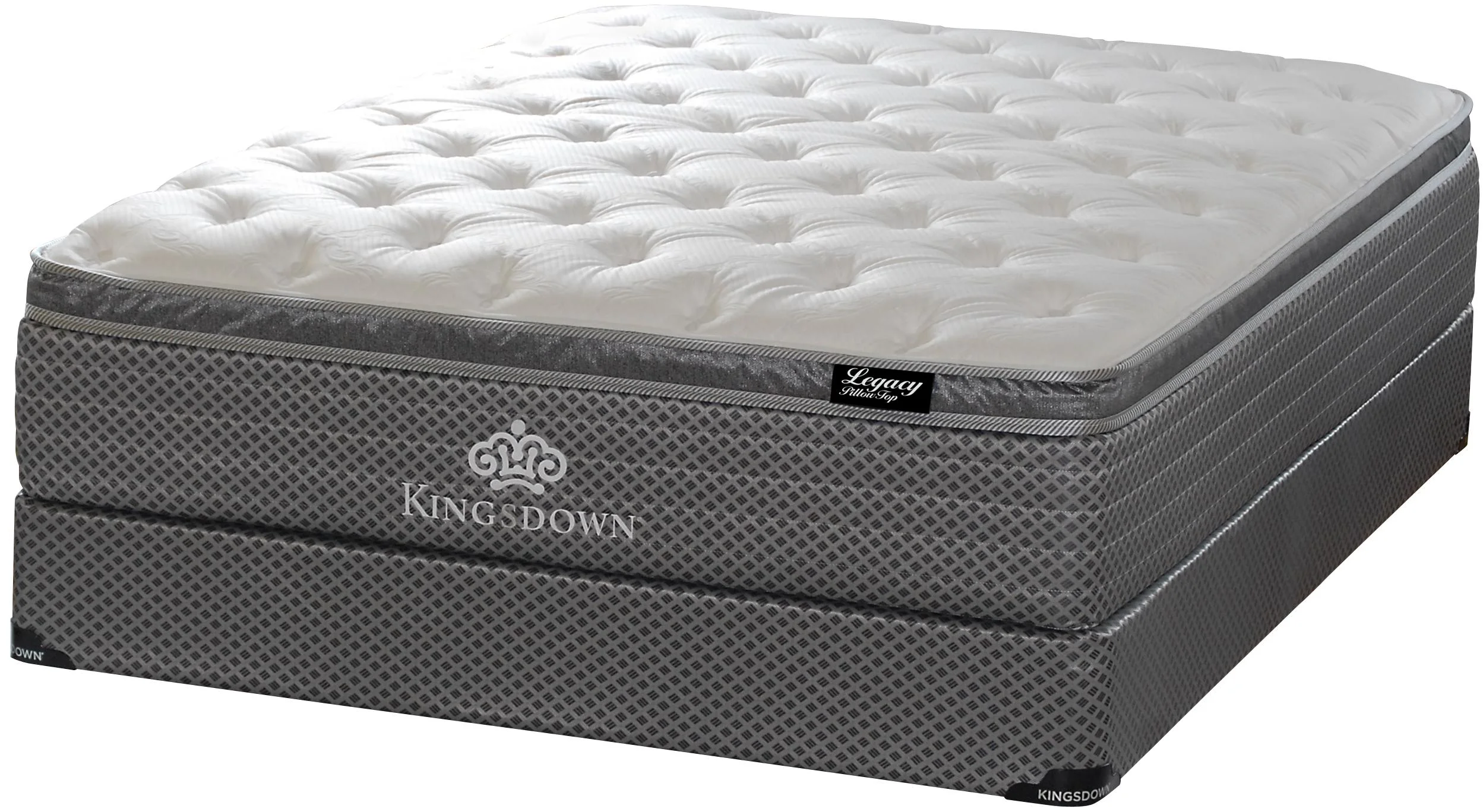 Kingsdown Legacy 2053PTQ+2053Q Queen Pillow Top Mattress and